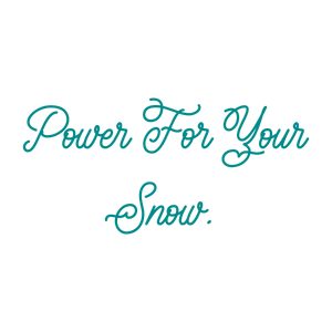 power for your snow quote SVG PNG design with bold lettering, an uplifting message