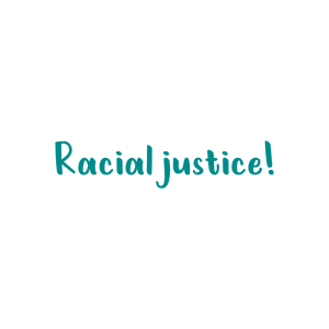 racial justice quote SVG PNG design with bold lettering