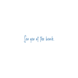 sea you at the beach quote SVG PNG design