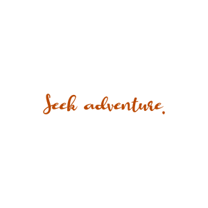 seek adventure quote SVG PNG design with an uplifting message