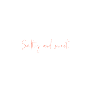 salty and sweet quote SVG PNG design
