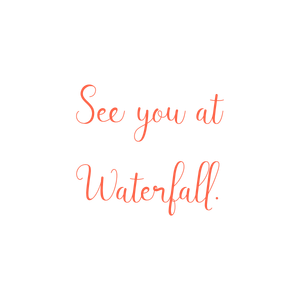 see you at waterfall quote SVG PNG design