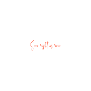 snow right as rain quote SVG PNG design