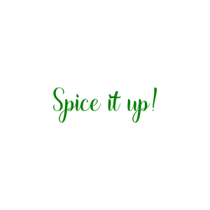 spice it up quote SVG PNG design with bold lettering
