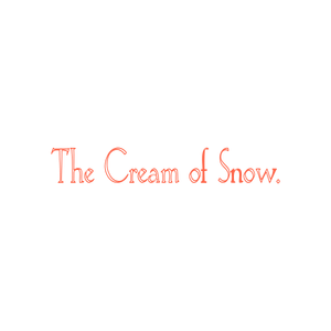 the cream of snow quote SVG PNG design