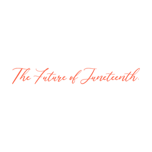 the future of juneteenth quote SVG PNG design with bold lettering