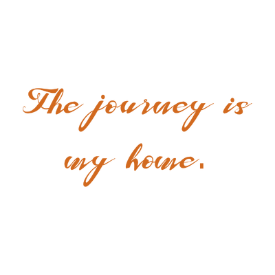 the journey is my home quote SVG PNG design