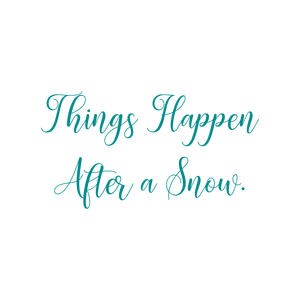 things happen after a snow quote SVG PNG design