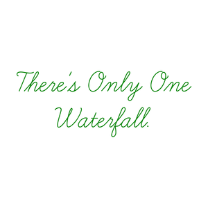 there's only one waterfall quote SVG PNG design