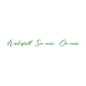 waterfall see more do morekxvyesdbeay quote SVG PNG design with an uplifting message