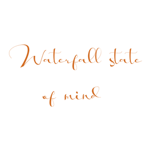 waterfall state of mind quote SVG PNG design