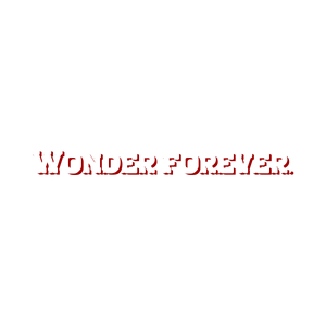 wonder forever quote SVG PNG design with bold lettering, an uplifting message