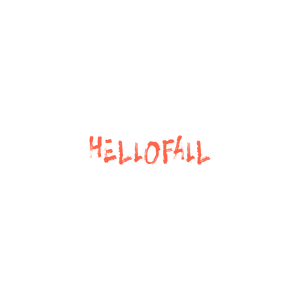 hellofall quote SVG PNG design with bold lettering