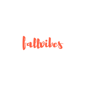 fallvibes quote SVG PNG design with bold lettering