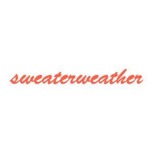 sweaterweather quote SVG PNG design