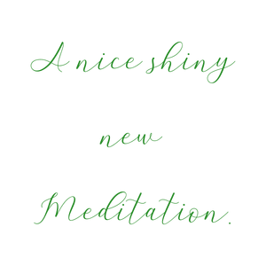 a nice shiny new meditation quote SVG PNG design