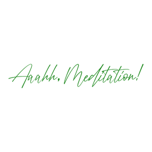 aaahh meditation quote SVG PNG design