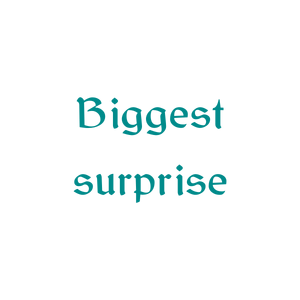 biggest surprise quote SVG PNG design with bold lettering