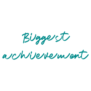 biggest achievement quote SVG PNG design with an uplifting message