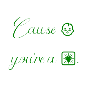 cause you're a quote SVG PNG design