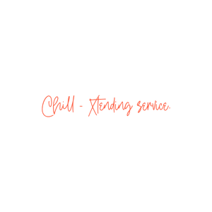 chill xtending service quote SVG PNG design with bold lettering