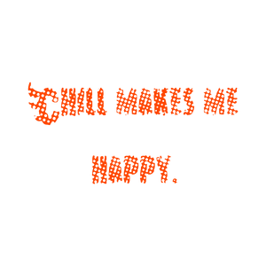 chill makes me happy quote SVG PNG design with bold lettering