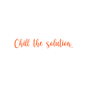 chill the solution quote SVG PNG design with bold lettering, an uplifting message
