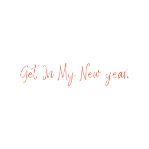 get in my new year quote SVG PNG design