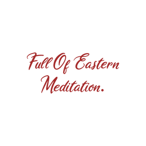 full of eastern meditation quote SVG PNG design