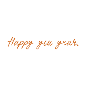 happy you year quote SVG PNG design with bold lettering, an uplifting message