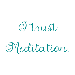 i trust meditation quote SVG PNG design