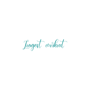 longest workout quote SVG PNG design with an uplifting message