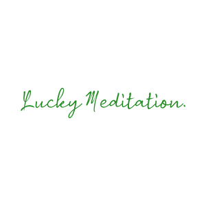 lucky meditation quote SVG PNG design