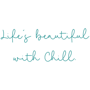 life's beautiful with chill quote SVG PNG design with an uplifting message