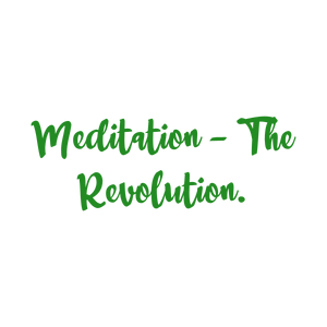 meditation the revolution quote SVG PNG design with an uplifting message