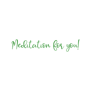 meditation for you quote SVG PNG design
