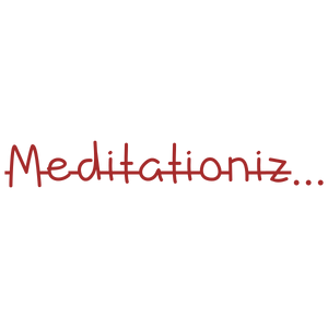 meditationized quote SVG PNG design with bold lettering