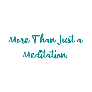 more than just a meditation quote SVG PNG design with an uplifting message