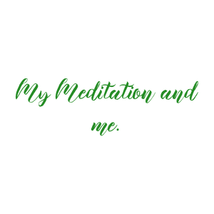 my meditation and me quote SVG PNG design