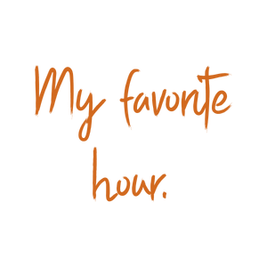 my favorite hour quote SVG PNG design with hand-drawn style, bold lettering