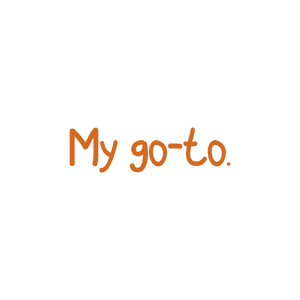 my go to quote SVG PNG design with bold lettering