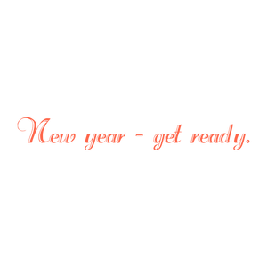 new year get ready quote SVG PNG design