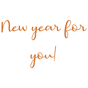 new year for you quote SVG PNG design with bold lettering, an uplifting message