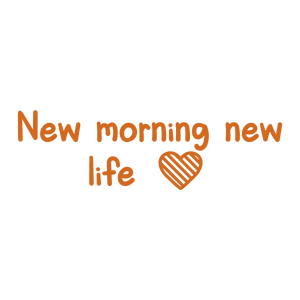 new morning life quote SVG PNG design with hand-drawn style, an uplifting message