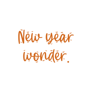 new year wonder quote SVG PNG design