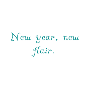 new year flair quote SVG PNG design with bold lettering