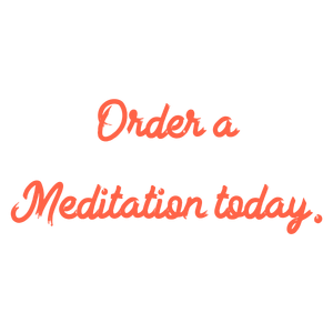 order a meditation today quote SVG PNG design with bold lettering