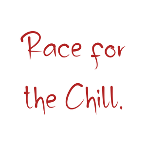race for the chill quote SVG PNG design with bold lettering