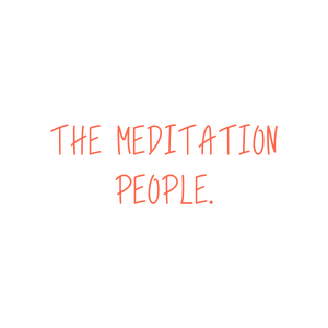 the meditation people quote SVG PNG design with hand-drawn style, bold lettering