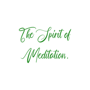 the spirit of meditation quote SVG PNG design